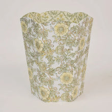 Load image into Gallery viewer, Waste Paper Basket | Blockprinted Buttercream