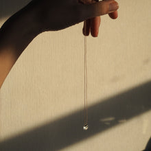 Load image into Gallery viewer, April Fine Cord Birthstone Necklace | Clear Quartz