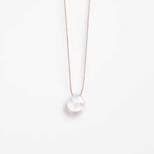 Load image into Gallery viewer, June Fine Cord Birthstone Necklace | Rainbow Moonstone