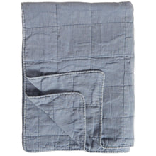 Load image into Gallery viewer, Quilted Throw | Indigo
