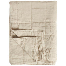 Load image into Gallery viewer, Quilted Throw | Natural
