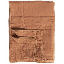 Load image into Gallery viewer, Quilted Throw | Nutmeg
