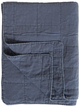 Load image into Gallery viewer, Quilted Throw | Indigo
