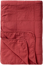 Load image into Gallery viewer, Quilted Throw | Vintage Red
