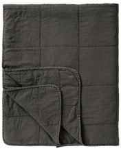 Load image into Gallery viewer, Quilted Throw | Vintage Black
