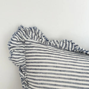 Cushion Linen Stripe | Navy