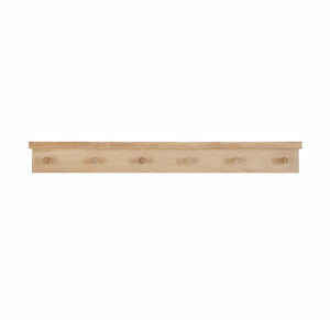 Oak Peg Rail with Shelf