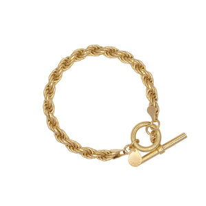 Woven Rope Bracelet | Gold