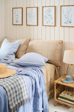 Load image into Gallery viewer, Quilted Throw | Soft Blue Large
