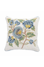 Load image into Gallery viewer, Cushion | Blue Embroidery
