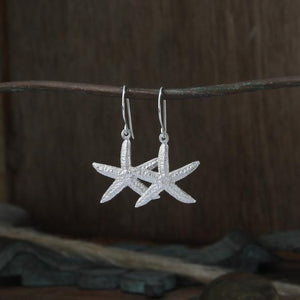 Silver Starfish Hooks | Fay Page