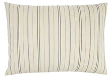Load image into Gallery viewer, Cushion | White With Blue Stripes
