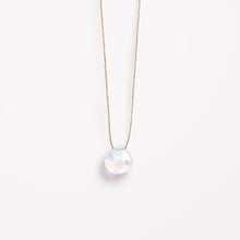 Load image into Gallery viewer, June Fine Cord Birthstone Necklace | Rainbow Moonstone
